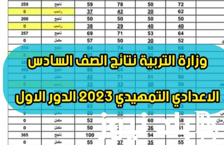 “ظهرت رسمياً في العراق” نتائج السادس اعدادي 2023 وموعد اعلانها رسمياً عبر وزارة التربية العراقية